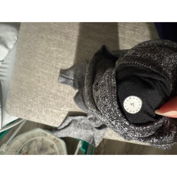 Lululemon Wunder Under High-Rise Tight Full-On Luxtreme Heathered Black Size 4 - Picture 7 of 8